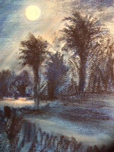 Dorothy, night scene, soft pastels.jpeg